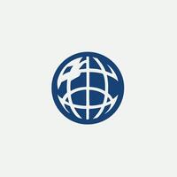 Orb Connect Globe design vector