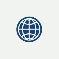 Globe Track Globe design vector