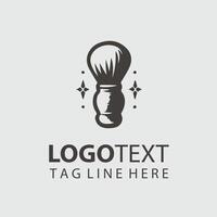 The Shaving Brush Logo vector