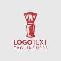 Artisan Bristles Shaving Brushes Design vector