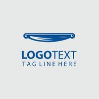 The Steel Edge Straight Razors Design vector