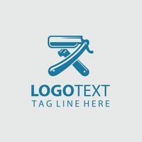 Bold Craft Straight Razors Design vector