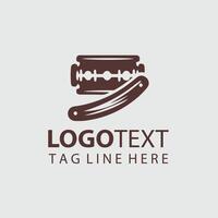 Timeless Blade Straight Razors Design vector