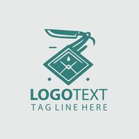 Edge Forge Straight Razors Design vector