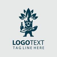 Trunk Tracker Mascot tree design vector