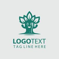 Sprout Sentinel Mascot tree design vector