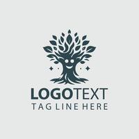 Oak Oracle Mascot tree design vector