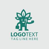Spruce Shield Mascot tree design vector