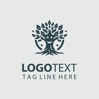Sequoia Sage Mascot tree design vector
