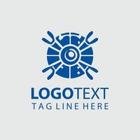 Sky Scope Drone Logo Design vector