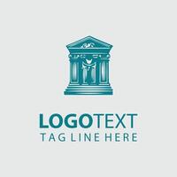 The Ancient Pillar Classical Column Design vector