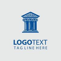 Classical Structure Logo Design vector