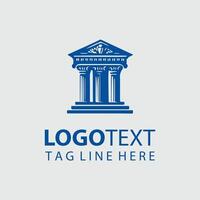 Pillars of Society Classical Column Design vector