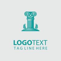 Timeless Structures Classical Column Design vector