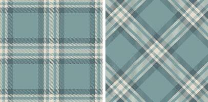 Dusty Light Grey Seamless Tartan with Cool Cool Grey accents Fabric Design vector