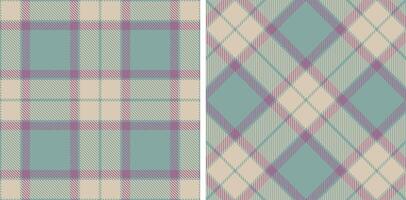 Light Cool Grey Seamless Tartan with Light Light Grey accents Fabric Design vector