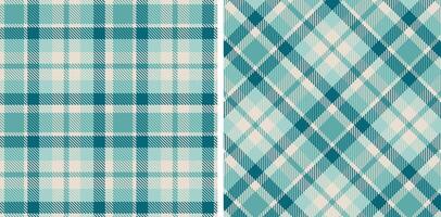 Pastel Seamless Tartan in Bright Light Grey tones Fabric Design vector
