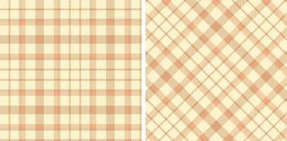 Pastel Seamless Tartan in Soft Pale tones Fabric Design vector