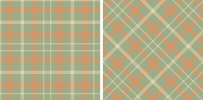 Pastel Deep Greenish Grey Seamless Tartan Fabric Design Variant 670 vector