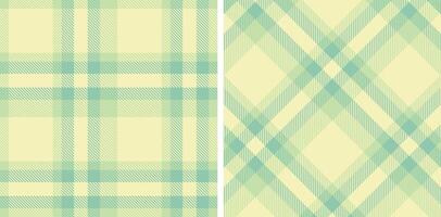 Metallic Light Grey Green and Metallic Egg Shell Seamless Tartan Fabric Design vector