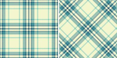 Modern Metallic Eggshell Seamless Madras Plaid Textile Design vector
