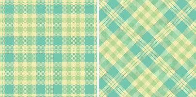 Modern Seamless Madras Plaid in Smoky Light Tan tones Textile Design vector