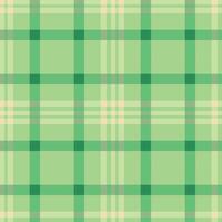Deep Mint Green and Soft Light Peach Seamless Checks Background vector