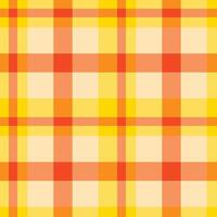 Spring Seamless Checks featuring Deep Sunflower Yellow and Metallic Orangered Background vector