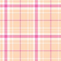 Spring Soft White and Metallic Light Peach Seamless Checks Background vector