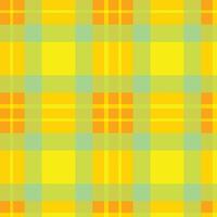 Spring Seamless Checks featuring Cool Yellowish Orange and Soft Yellow Background vector