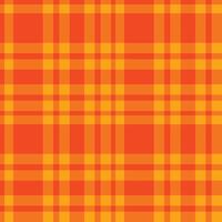 Spring Seamless Checks featuring Deep Orangered and Metallic Yellowish Orange Background vector
