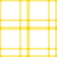 Spring Seamless Checks featuring Soft Sunflower Yellow and Soft White Background vector