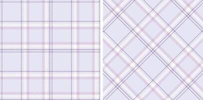Spring Seamless Tartan featuring Pale Light Pink and Deep Pale Grey Fabric Design vector