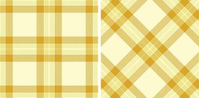Spring Vivid Pale and Smoky Dark Cream Seamless Tartan Fabric Design vector