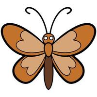 Butterfly Design with Clean Lines and Solid Color Scheme vector