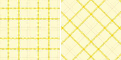 Spring Seamless Madras Plaid featuring Neon Pale and Muted Off White Textile Design vector