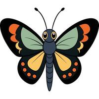 Minimalist Butterfly Design with Solid Colors for Branding vector