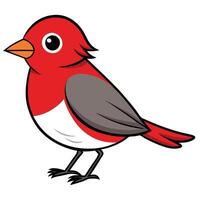 Bird Icon with Solid Color Design for Wildlife vector