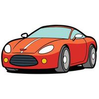Car Icon with Solid Color Design vector