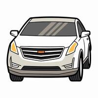 Car Design with Solid Colors for Transportation Branding vector