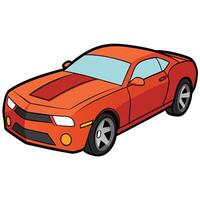 Solid Color SUV Design with Clean White Background vector