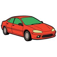 Red Sports Car Design for High-End Branding vector