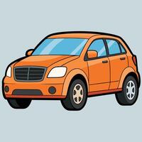 Red Convertible Car Artwork for Fun and Freedom Ads vector