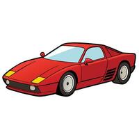 Fast Car in Motion Design with Dynamic Lines vector