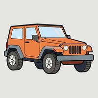 Car Design with Solid Colors for Automotive Branding vector