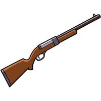 Classic Gun Design with Bold Solid Colors vector