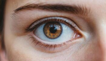 Close Up Of A Beautiful Hazel Eye photo