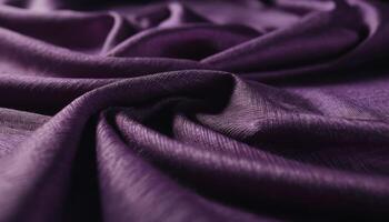 Close Up Purple Fabric With Glitter Texture photo