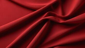 Deep Red Draped Fabric Texture Background photo