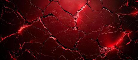 Cracked red marble texture background with dark accents, showcasing intricate patterns and dramatic appearance. Perfect for design projects needing bold touch photo